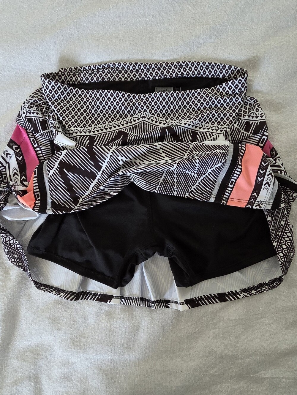Lucky in Love Santa Fe Glow Pleated Vibrant Colors Tennis/pickle Ball Skort S